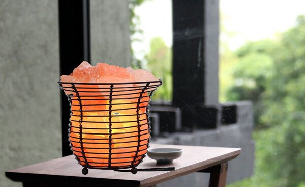 Himalayan Salt Basket Lamps