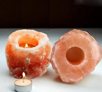 Himalayan Salt Candle Holders