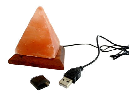 triangle salt lamp usb