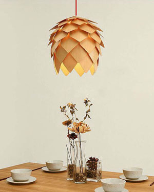 wood pendant lamp