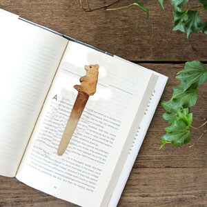 wooden bookmark