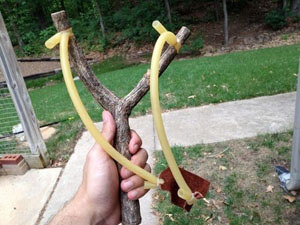 wood slingshot