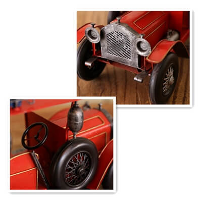 Home Furnishing tin vintage car models nostalgic gift decoration room