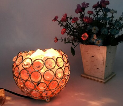 Crystal Round Ball Shape Night Lamp