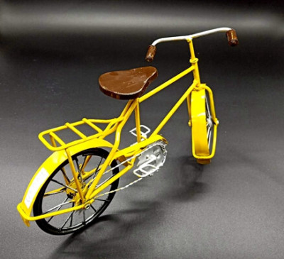 _Metal Bicycle Model Yellow (1)