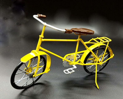 Metal Bicycle Model Yellow