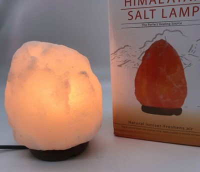 White Himalayan Salt Lamps