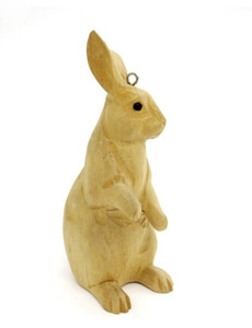 nature wooden rabbit