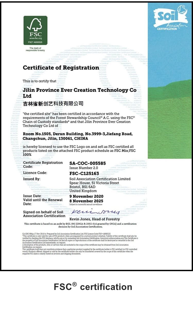 FSC@ Certificate