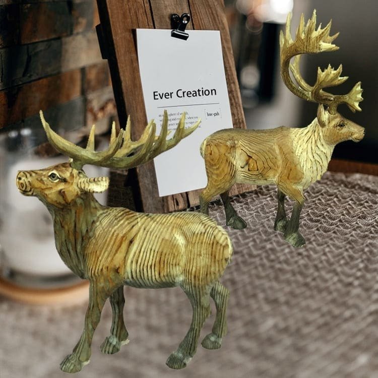 wooden deer