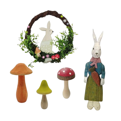 wooden Easter decor