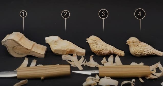The Manufacturing Process of Wooden Carved Birds