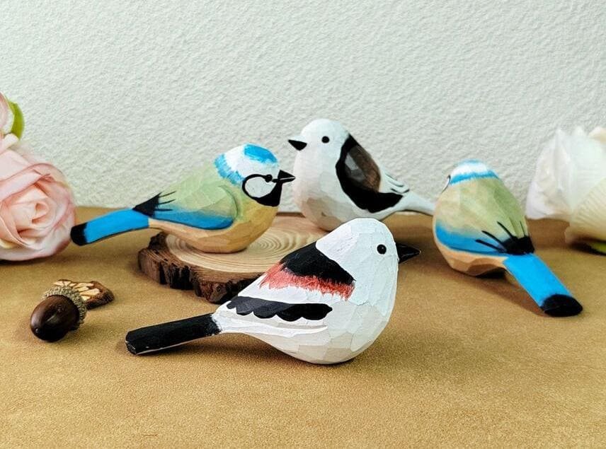 Contemporary Consumer Shopping for Hand-Carved Wooden Birds