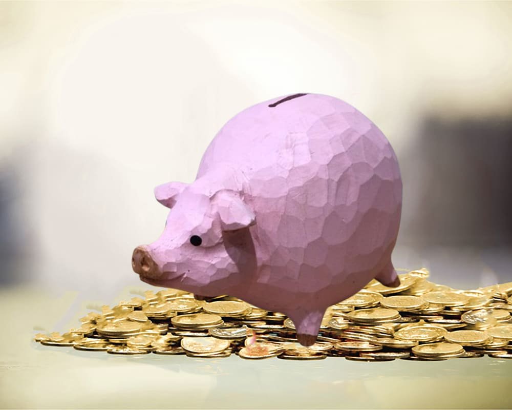 Professional wooden piggy banks featuring corporate logos and customized designs