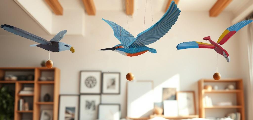 Style-Matched Wooden Bird Mobile Selection Guide