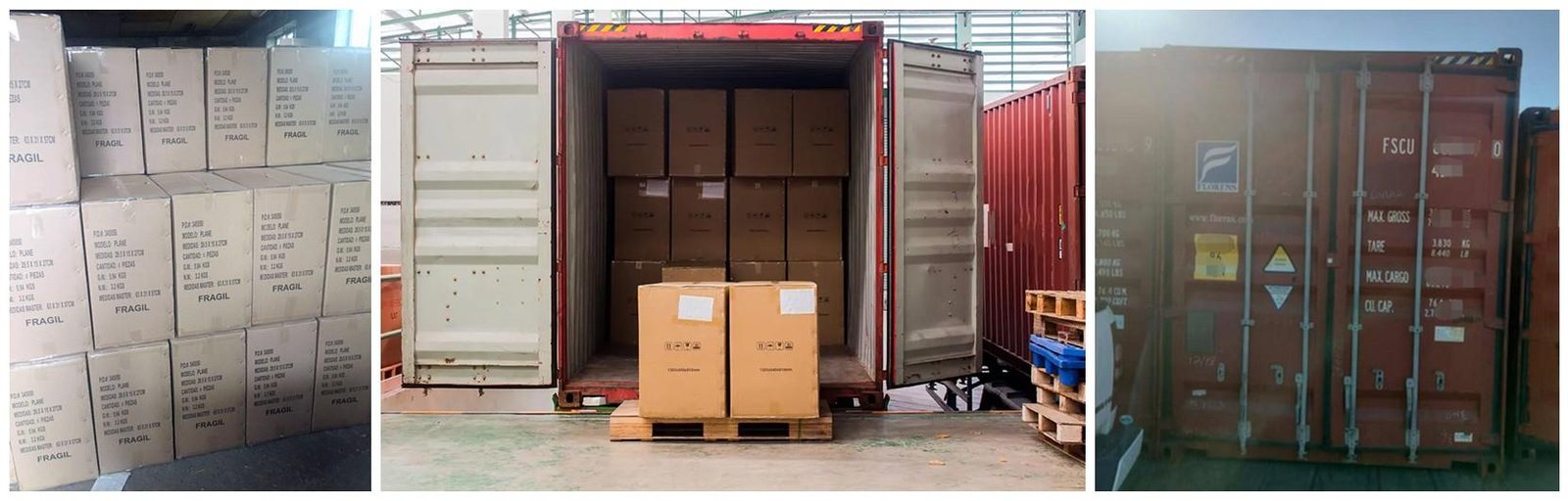 bulk wood carving shipment