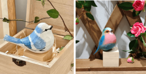 Artisan creating custom wood carving gift