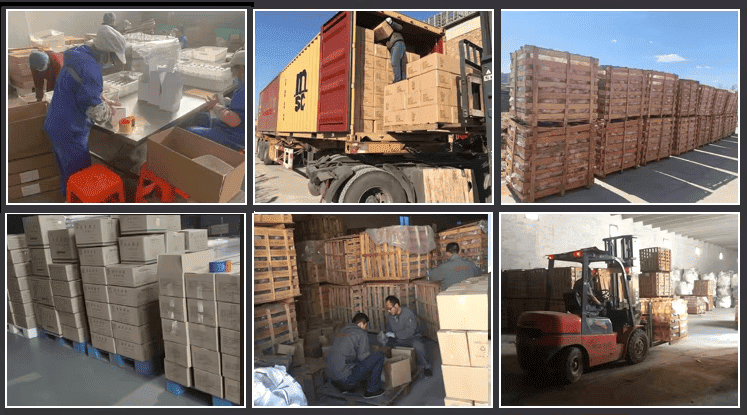 salt brick packing and shipping